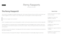 Desktop Screenshot of pennypassports.com