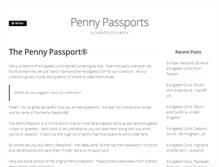 Tablet Screenshot of pennypassports.com